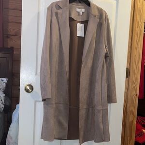 Magaschoni Taupe Trench Coat